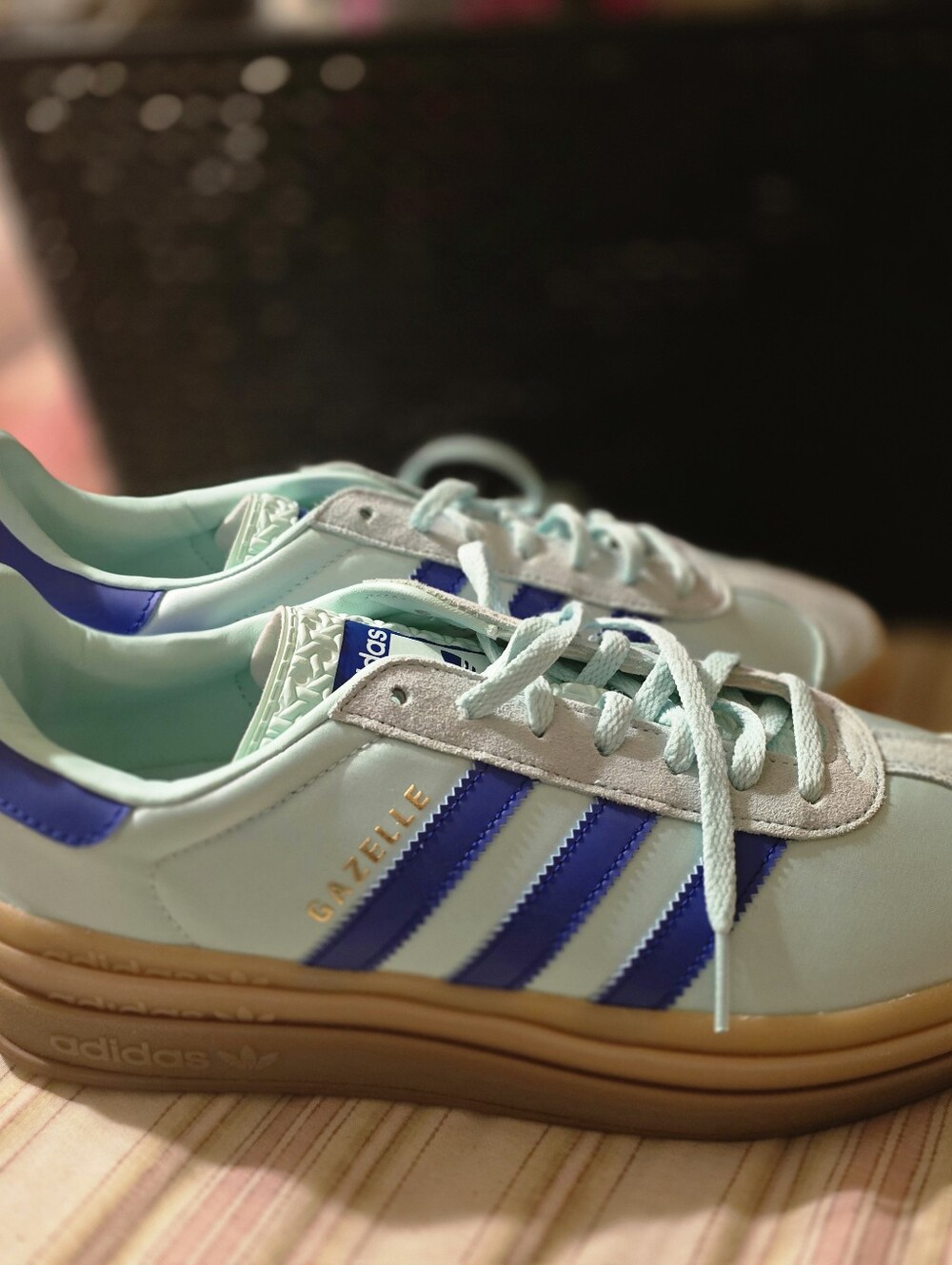 Adidas Gazelle Mint Blue Sneakers - Picture 3 of 7